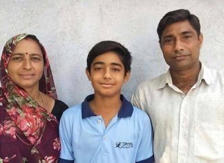 राजकोट किसान का बेटा 10 वीं कक्षा में पूरे गुजरात में पहले स्थान पर